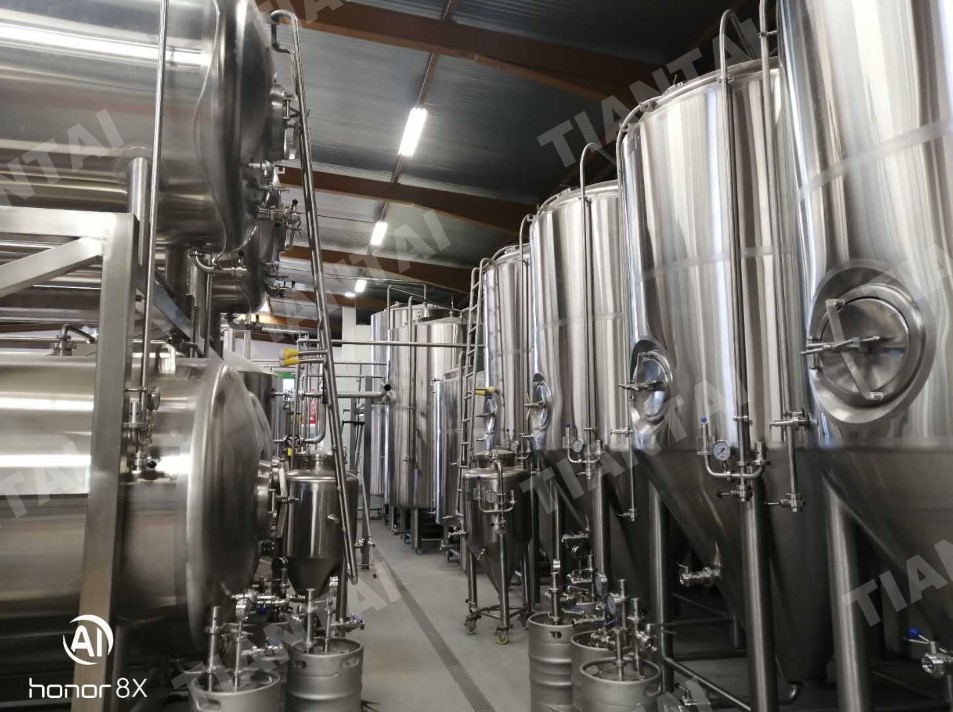 40 HL Beer Brewing System Finished Installation In France